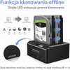 RSHTECH dviejų diskų SATA HDD ir SSD dokavimo stotelė USB 3.0 su klonavimu DE-RSH-DS02