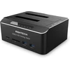 RSHTECH dviejų diskų SATA HDD ir SSD dokavimo stotelė USB 3.0 su klonavimu DE-RSH-DS02