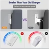 RUIFEI USB-C kroviklis 65 W, GaN technologija, 2 lizdai, PD 3.0, sulankstoma jungtis, RF065WCA-01