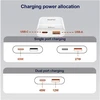 RUIFEI USB-C kroviklis 65 W, GaN technologija, 2 lizdai, PD 3.0, sulankstoma jungtis, RF065WCA-01