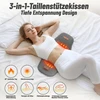 runpeak nugaros masažinė pagalvė su šildymu ir 3 vibracijos lygiais RY-AMJRY-2