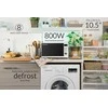 Russell Hobbs RHM2079A-EUAZ solo mikrobangų krosnelė, 20 l, 800 W, balta