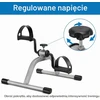 RYGEO mini treniruoklis su pedalais kojų ir rankų mankštai, su reguliuojamu pasipriešinimu