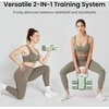 RYGEO reguliuojamas 2-in-1 hantelių ir svarmens rinkinys 1–5.5kg XW-HLZH-PK01