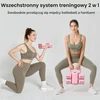 RYGEO reguliuojamas hantelių ir svarsčio rinkinys 2 viename, 1–5.5kg, XW-HLZH-PK01