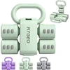 RYGEO reguliuojamų hantelių rinkinys 4 viename, 0,9–2,3kg, HLV001