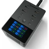 SABRENT 8 prievadų USB-C ir USB-A įkroviklis 252 W su LCD ekranu AX-8PTC