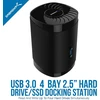 SABRENT diskų dokavimo stotelė 4 x 2,5 col. SATA SSD/HDD, USB 3.0, DS-4SSD