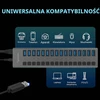SABRENT maitinamas USB koncentratorius, 16 prievadų, USB 3.2, 90 W, HB-PU16