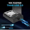 Sabrent standžiųjų diskų dokas USB 3.0 SATA 2.5/3.5 col., UASP, EC-DFLT