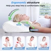 SAHEYER ergonominė kaklo pagalvė iš atminties putų, 59 x 43 x 12/15 cm, MFP026