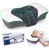 SAHEYER ortopedinė pagalvė iš atminties putų, ergonomiška kaklo pagalvė, 60 × 41 × 14/11 cm