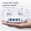 Šakotuvas GL.iNet dviejų juostų kelioninis Wi-Fi maršrutizatorius AC1200, Gigabit LAN, OpenWrt, GL-SFT1200