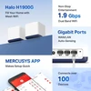 Šakotuvas Mercusys Halo H1900G Wi-Fi Mesh sistema, AC1900, 3 vienetai, 1.9 Gb/s, dviejų juostų
