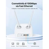 Šakotuvas Tenda 4G LTE Wi-Fi maršrutizatorius Cat4, 300 Mbps, VoLTE, SIM, 4G06