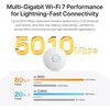 Šakotuvas Tenda Wi-Fi 7 belaidis prieigos taškas BE5010, dviejų juostų, 5 Gb/s, 2,5G PoE