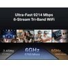 Šakotuvas TP-Link Wi-Fi 7 trijų juostų maršrutizatorius BE9300 su 5 × 2,5G prievadais Archer BE550
