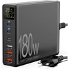 Sanicata 180 W 6 prievadų GaN USB-C ir USB-A įkrovimo stotelė, i19-180W