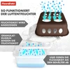 Sausintuvas Floordirekt oro sausintuvų rinkinys su 8 papildomais 400g granulių maišeliais HAVA
