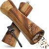 Schwarzwald Spirit medinių druskos ir pipirų malūnėlių rinkinys su keraminiu mechanizmu, 16,5 cm