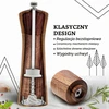 Schwarzwald Spirit medinių druskos ir pipirų malūnėlių rinkinys su keraminiu mechanizmu, 16,5 cm