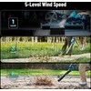 Seesii akumuliatorinis lapų pūstuvas 20 V, 550 CFM, 150 MPH, 2x 4,0 Ah akumuliatoriai, CYCBL02A