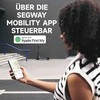Segway-Ninebot elektrinis paspirtukas, 55 km nuotolis, 10 colių ratai, dviguba pakaba, E3 Pro D
