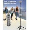 SelfieShow 179 cm aliumininis trikojis asmenukių lazda su nuotoliniu pulteliu telefonams