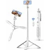 SelfieShow 179 cm aliuminis telefono ir fotoaparato trikojis su nuotolinio valdymo pulteliu