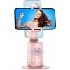 SelfieShow 360° automatinio veido sekimo stovas su gimbalu, rožinis, skirtas išmaniesiems telefonams