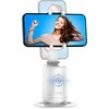 SelfieShow 360° automatinio veido sekimo telefono laikiklis su stabilizatoriumi, baltas