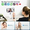SelfieShow 360° automatinio veido sekimo telefono laikiklis su stabilizatoriumi, baltas