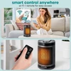 SereneLife elektrinis keraminis PTC šildytuvas 1500 W su Wi‑Fi ir termostatu SLSPCHTRW3GY