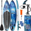 SereneLife pripučiama irklentė SUP 320x81 cm, PVC, 15 cm storio, SLSUPB872