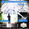Shadowhawk LED žibintuvėlis, USB įkraunamas, 500000 lm, taktinė IP67, XHM90.2, DE-S1007