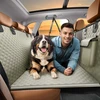 SHARLOVY vandeniui atsparus automobilio galinės sėdynės užvalkalas šunims, tvirtas Oxford audinys, 160x132 cm, dogcarseat-01