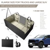 SHARLOVY XL vandeniui atsparus automobilių galinės sėdynės užtiesalas su tvirtu pagrindu, skirtas dideliems šunims, 178 x 151 cm