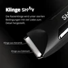 Shav kūno ir intymių zonų vandeniui atspari vyriška skutimosi mašinėlė su keraminėmis geležtėmis ir USB-C įkrovimu