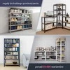shelfplaza metalinė lentyna 200 x 60 x 50 cm, 5 lentynos, 175 kg apkrova vienai lentynai, ocinkuota