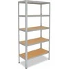 shelfplaza metalinė lentyna 200 x 60 x 50 cm, 5 lentynos, 175 kg apkrova vienai lentynai, ocinkuota