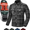 SHIMA moto marškiniai Renegade 2.0 unisex su apsaugomis, vėdinami, juodi, ilgomis rankovėmis