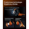 Shokz atviros ausinės sportui su kaulų laidumu, Bluetooth 5.3, mikrofonu, oranžinės, OpenRun Pro 2