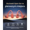 SHOKZ atviros ausinės su kaulų vibracija, Bluetooth 5.4, IP68, MP3 32GB, OpenSwim Pro S711, raudonos