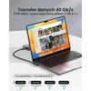 Silkland USB4 USB-C laidas 40 Gbps 240 W 30 cm kampinis S3629