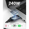 Silkland USB4 USB-C laidas Thunderbolt 4, 3 m, 40 Gbps, 240 W PD 3.1, S3617