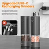 SIMPLETASTE elektriniai druskos ir pipirų malūnėliai su USB-C įkrovimu, 2 vnt., 1-CF10EU05