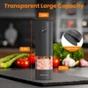 SIMPLETASTE elektriniai druskos ir pipirų malūnėliai su USB-C įkrovimu, 2 vnt., 1-CF10EU05
