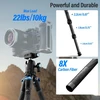 Sirui mini trikojis iš anglies pluošto, 35 cm aukščio, su 360° galvute B-00K, maksimalus apkrovimas 15 kg, AM-223+B-00K