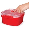 Sistema mikrobangų garintuvas, 2,4 l, raudonas, 1102ZS