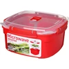 Sistema mikrobangų garintuvas, 2,4 l, raudonas, 1102ZS